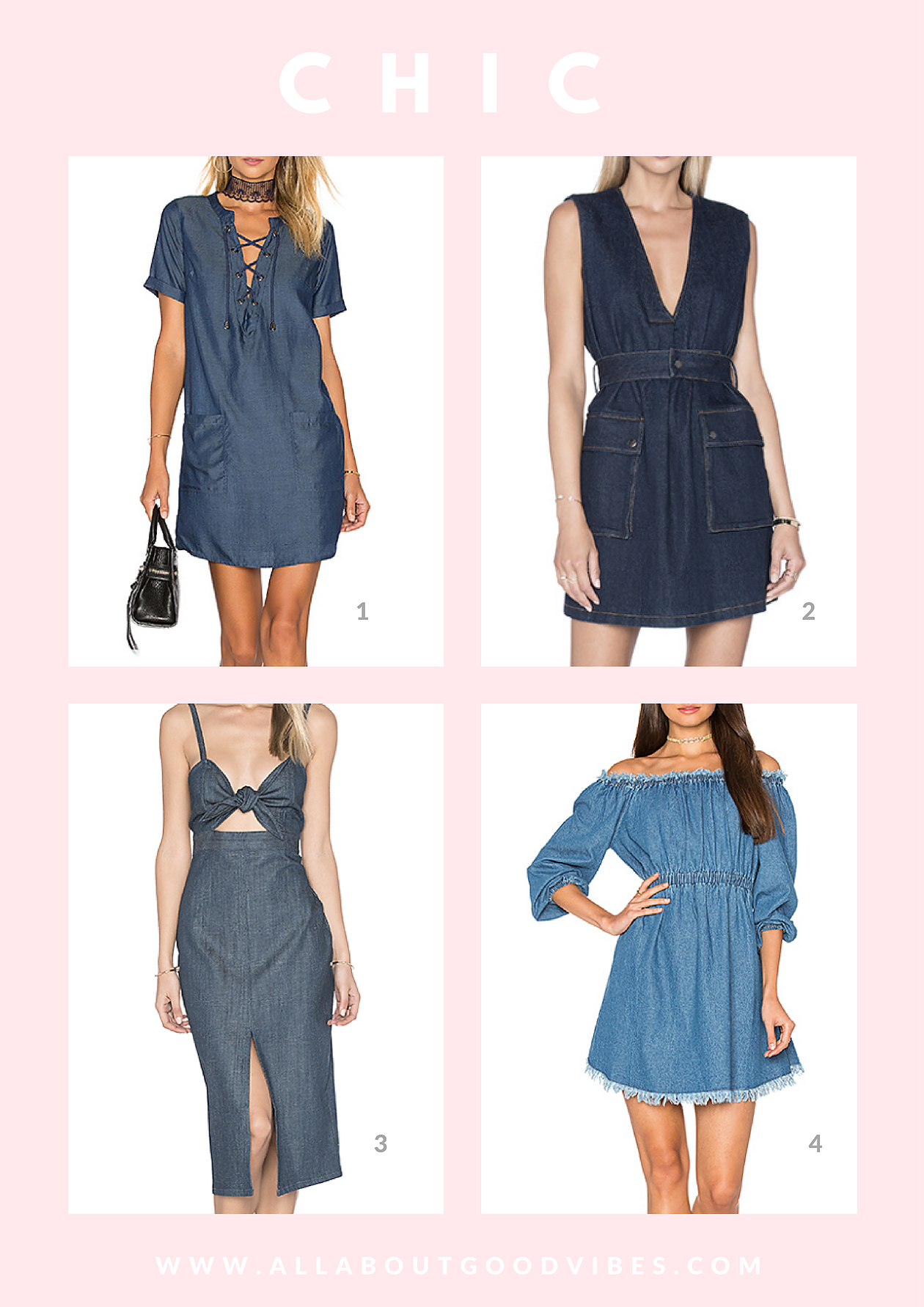 Denim Dress For Your Fashion Personality Type - All About Good Vibes