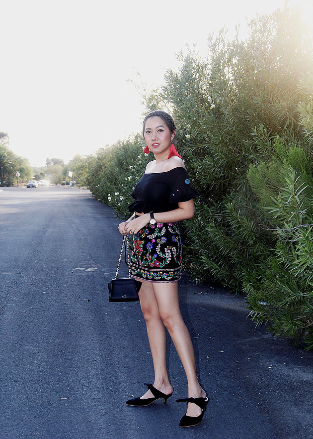 Summer Embroidered Skirt