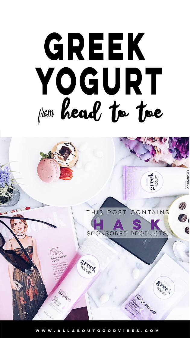 Greek Yogurt from Head to Toe | Haskhair Mini Review #HaskgoesGreek #ad